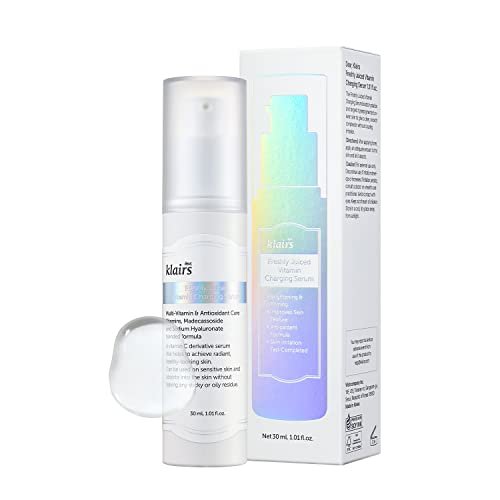 DearKlairs Freshly Juiced Vitamin Charging Serum | Korean Vitamin C Serum with 10% 3-O-Ethyl Ascorbic Acid & Niacinamide | Non-Oily, Sensitive Skin Safe | 1.01 Fl Oz - görsel 1