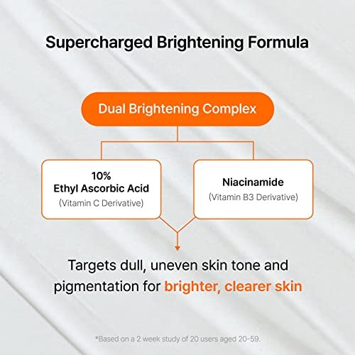 DearKlairs Freshly Juiced Vitamin Charging Serum | Korean Vitamin C Serum with 10% 3-O-Ethyl Ascorbic Acid & Niacinamide | Non-Oily, Sensitive Skin Safe | 1.01 Fl Oz - görsel 3