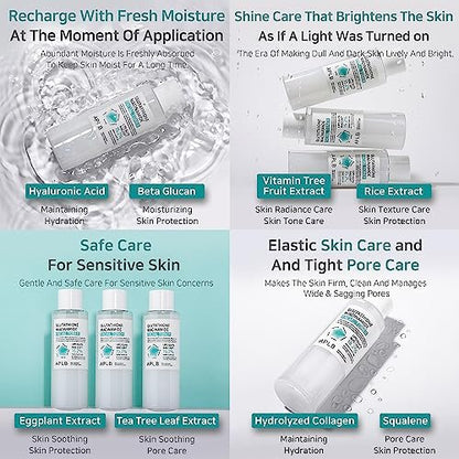 APLB Glutathione Niacinamide Facial Toner | LIPO GLUTA NIAC CEN™ 15.2% - Korean Skincare, Replenishing Moisture, Revitalize Skin Texture (5.41 Fl Oz) Avelisse