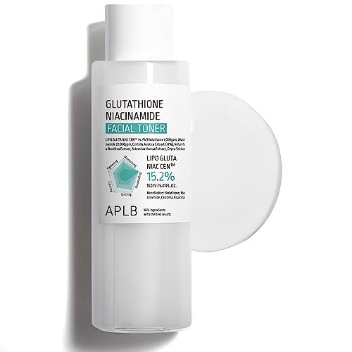 APLB Glutathione Niacinamide Facial Toner | LIPO GLUTA NIAC CEN™ 15.2% - Korean Skincare, Replenishing Moisture, Revitalize Skin Texture (5.41 Fl Oz) Avelisse