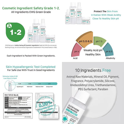APLB Glutathione Niacinamide Facial Toner | LIPO GLUTA NIAC CEN™ 15.2% - Korean Skincare, Replenishing Moisture, Revitalize Skin Texture (5.41 Fl Oz) Avelisse