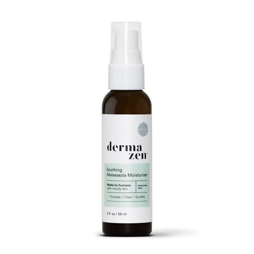 Dermazen Soothing Face Moisturizer – Steroid-Free Hydration for Dry, Flaky & Itchy Skin | Lactic Acid, Niacinamide & Hyaluronic Acid | Malassezia-Safe | 2 Fl Oz Avelisse