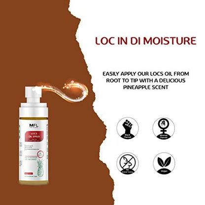 Made For Locs Vegan Oil Spray – Nourishing Hair Treatment Oil for Dry Scalp & Hair Growth (4 oz)