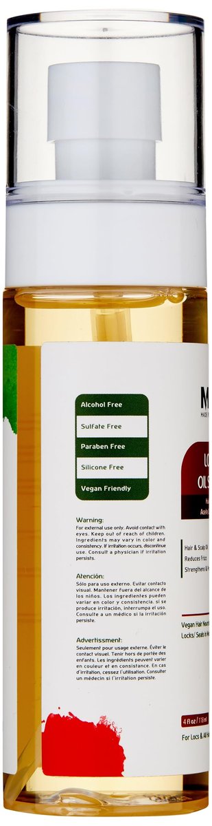 Made For Locs Vegan Oil Spray – Nourishing Hair Treatment Oil for Dry Scalp & Hair Growth (4 oz)
