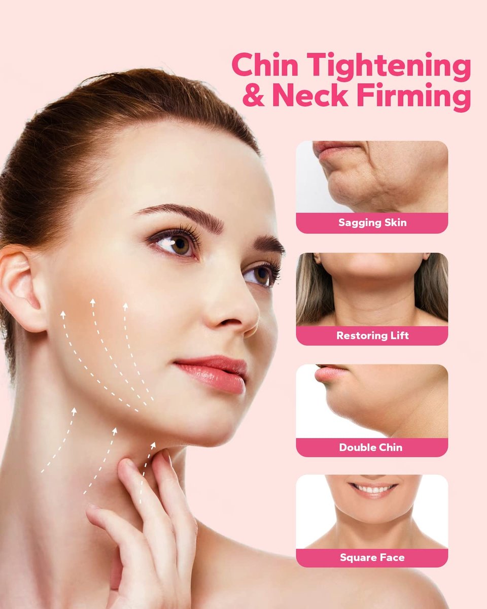 Meto Reusable Face Strap - Chin Strap for Facial Toning & Slimming - görsel 3