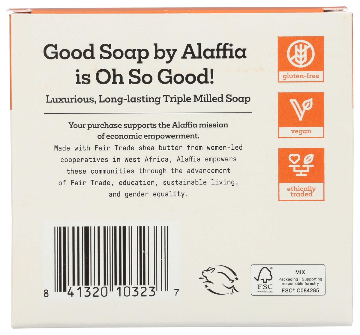 Alaffia Fragrance Free Good Soap Value Pack - 4 Count, 20 oz Total | Gentle & Natural Body Wash Avelisse