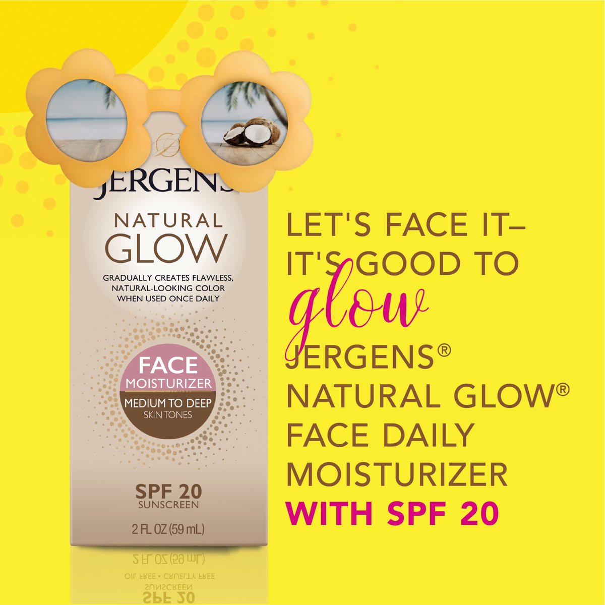Jergens Natural Glow Gradual Tan Bundle: Daily Moisturizer & Firming Lotion 7.5 fl oz + SPF 20 Face Moisturizer 2 fl oz, Medium to Tan - görsel 11
