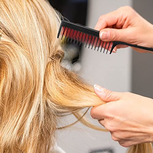 LLTGMV Triple Teasing Comb for Women – Fine Hair Styling & Sectioning Comb (Black, 8.27 In) - görsel 7
