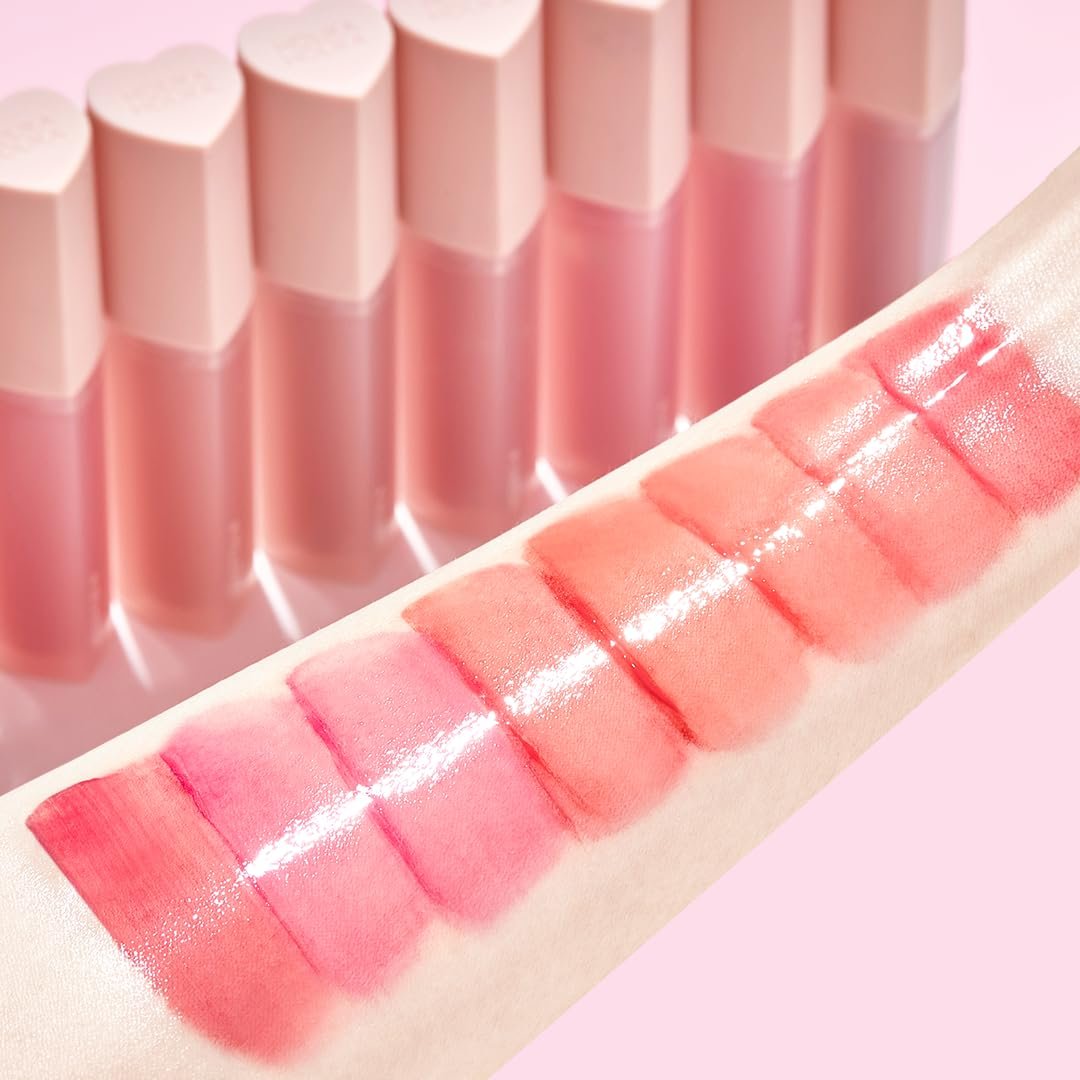 HOLIKA HOLIKA Heart Crush Bare Glaze Tint Line (05 Swish) - Pink Glossy Lip Tint - görsel 10