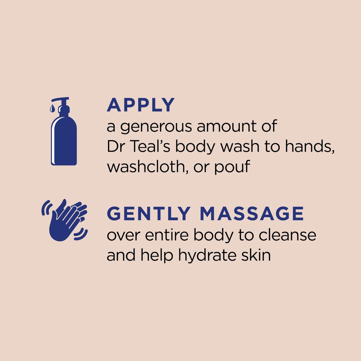 Dr Teal's Body Wash with Pure Epsom Salt, Shea Butter & Almond Oil, 24 fl oz (Pack of 4) Avelisse