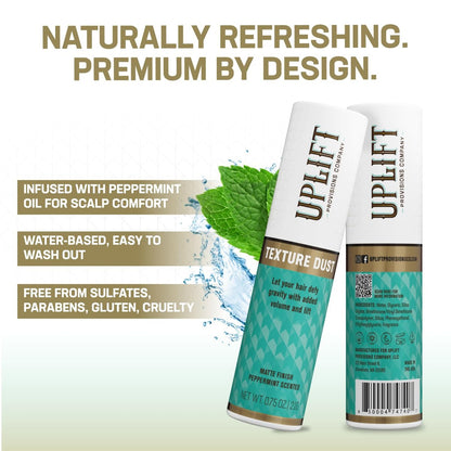 Uplift's Texture Dust – Volumizing Hair Styling Powder for Men & Women, Matte Finish, 0.75 oz Avelisse