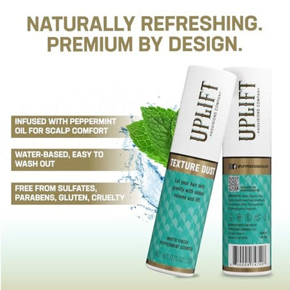 Uplift's Texture Dust – Volumizing Hair Styling Powder for Men & Women, Matte Finish, 0.75 oz Avelisse