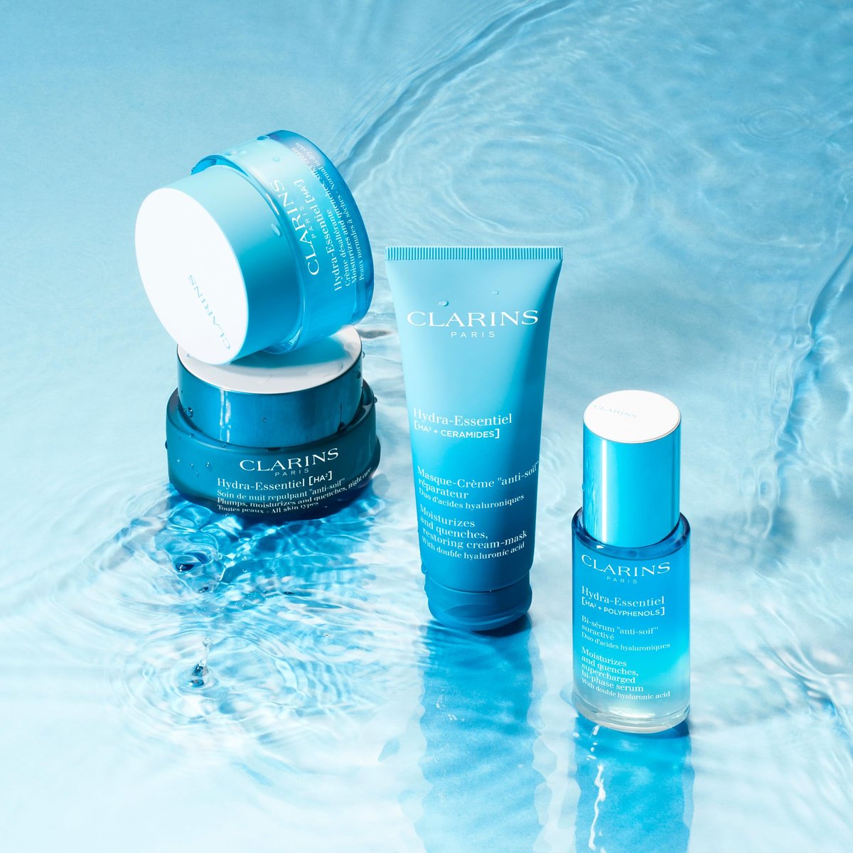 Clarins Hydra-Essentiel Night Cream – Intense Hydrating Moisturizer for Plumper Skin Avelisse