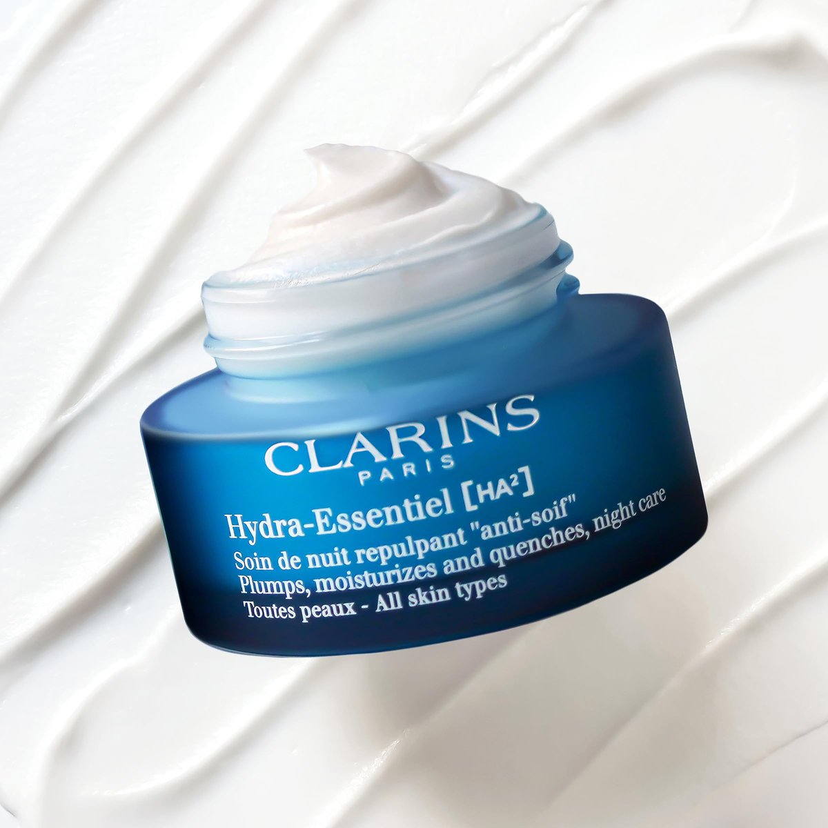 Clarins Hydra-Essentiel Night Cream – Intense Hydrating Moisturizer for Plumper Skin Avelisse
