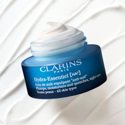 Clarins Hydra-Essentiel Night Cream – Intense Hydrating Moisturizer for Plumper Skin Avelisse