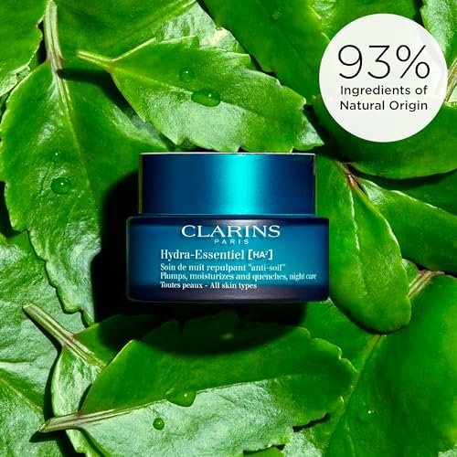 Clarins Hydra-Essentiel Night Cream – Intense Hydrating Moisturizer for Plumper Skin Avelisse