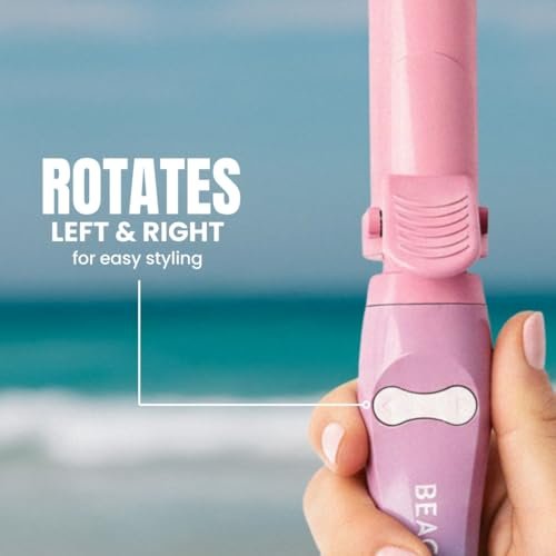 The Beachwaver Co. B1 Rotating Curling Iron - Pink Sunset | Automatic 1-Inch Ceramic Curling Iron for All Hair Lengths Avelisse