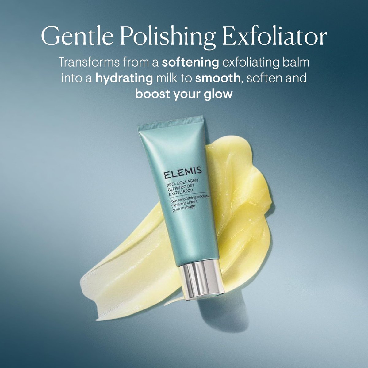 ELEMIS Pro-Collagen Glow Boost Exfoliator – Gentle Physical Facial Exfoliant for Smooth, Glowing, Hydrated Skin – 100mL Avelisse