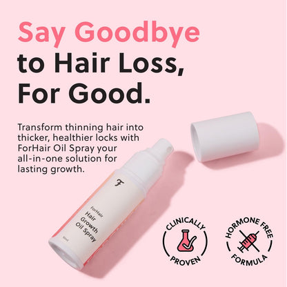 ForChics Hair Growth Serum for Women – Results in 4 Weeks – Hormone-Free Hair Regrowth Treatment for Thinning Hair Loss – Fast Absorbing Non-Greasy Scalp Spray 50ml