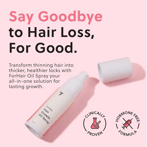 ForChics Hair Growth Serum for Women – Results in 4 Weeks – Hormone-Free Hair Regrowth Treatment for Thinning Hair Loss – Fast Absorbing Non-Greasy Scalp Spray 50ml - görsel 4