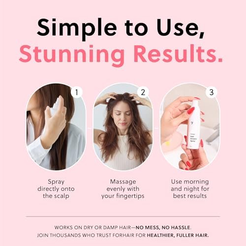 ForChics Hair Growth Serum for Women – Results in 4 Weeks – Hormone-Free Hair Regrowth Treatment for Thinning Hair Loss – Fast Absorbing Non-Greasy Scalp Spray 50ml - görsel 12