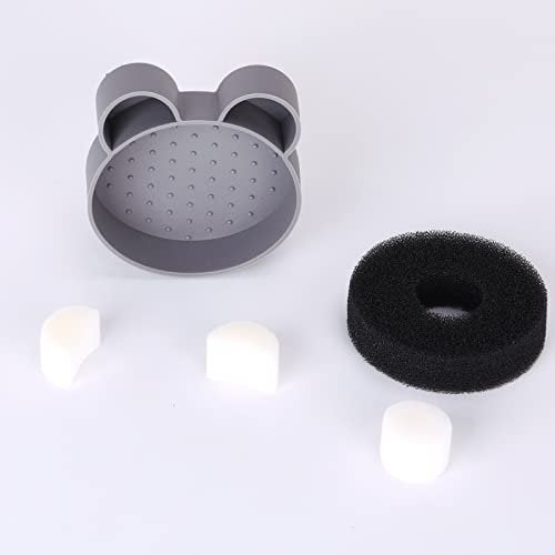 MSQ 2-in-1 Silicone Makeup Brush Cleaning Mat with Color Removal Sponge – Dry & Wet Brush Cleaner for Shadow Removal (White) - görsel 12