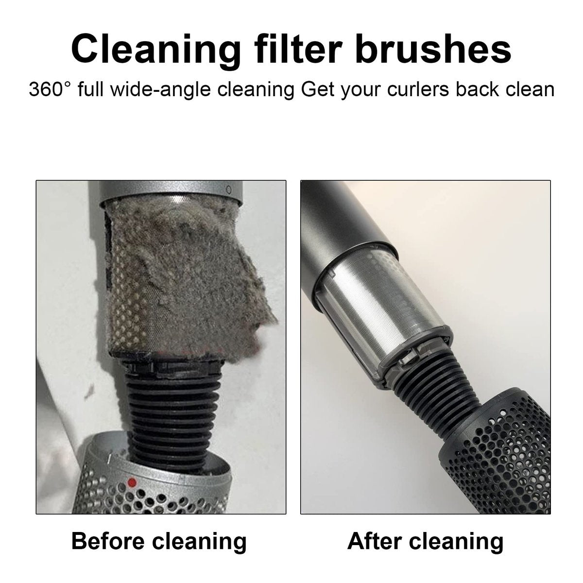 Fixbetter Cleaning Brush Accessory for Dyson HS01 Airwrap Styler HS05 Attachments - Part No. 969760-01, Easy Cleaning Tool for Dyson Airwrap - görsel 3