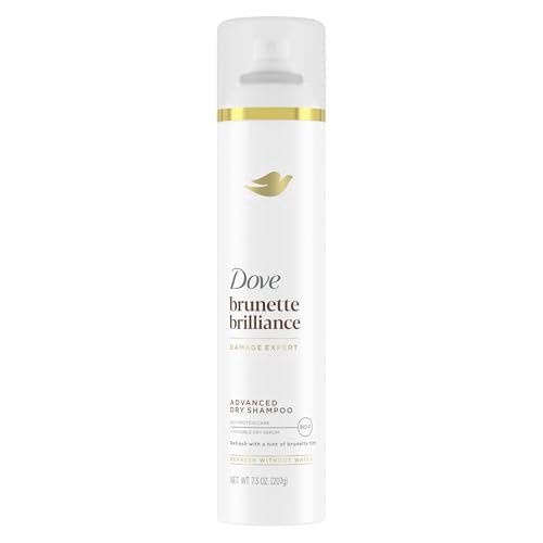 Dove Advanced Dry Shampoo Brunette Brilliance Refresh & Revive Hair Without Water with a Hint of Brunette Tint, 7.3 oz - görsel 2