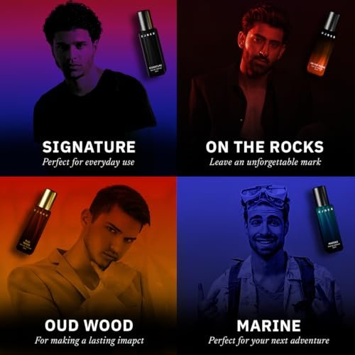 DJOKR Perfume For Men Gift Set - 4x20ml Eau De Parfum | Premium Luxury Long Lasting Fragrance Spray | Signature, Wicked, Oud Wood, Marine - görsel 8