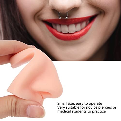 3-Pack Silicone Nose Model – Flexible 3D Practice Tool for Suture Training, Jewelry Display & Teaching - görsel 4