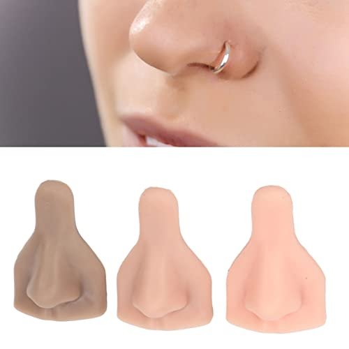 3-Pack Silicone Nose Model – Flexible 3D Practice Tool for Suture Training, Jewelry Display & Teaching - görsel 12