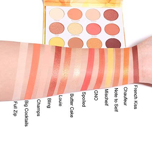 Glitter Eyeshadow Palette Pro 12 Colors - Pigmented Shimmer & Glitter Eye Shadow, Long Lasting Waterproof Makeup Kit for Women - görsel 10