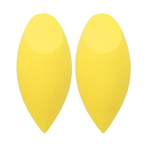 Real Techniques Miracle Concealer Sponge – Latex-Free Makeup Blending Sponge for Liquid & Cream Concealer, 2 Count, Yellow - görsel 5