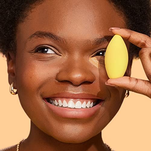 Real Techniques Miracle Concealer Sponge – Latex-Free Makeup Blending Sponge for Liquid & Cream Concealer, 2 Count, Yellow - görsel 17