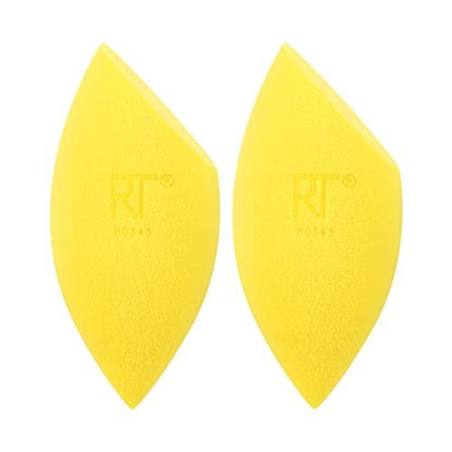Real Techniques Miracle Concealer Sponge – Latex-Free Makeup Blending Sponge for Liquid & Cream Concealer, 2 Count, Yellow