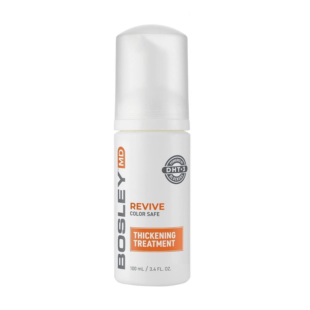 BosleyMD Revive Color Safe Thickening Treatment - Liquid Foaming Treatment for Visibly Thinning Hair, 3.4 Fl Oz - görsel 1