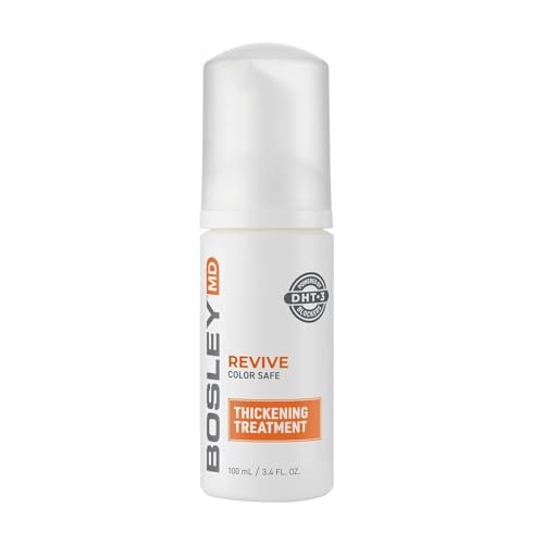 BosleyMD Revive Color Safe Thickening Treatment - Liquid Foaming Treatment for Visibly Thinning Hair, 3.4 Fl Oz - görsel 2