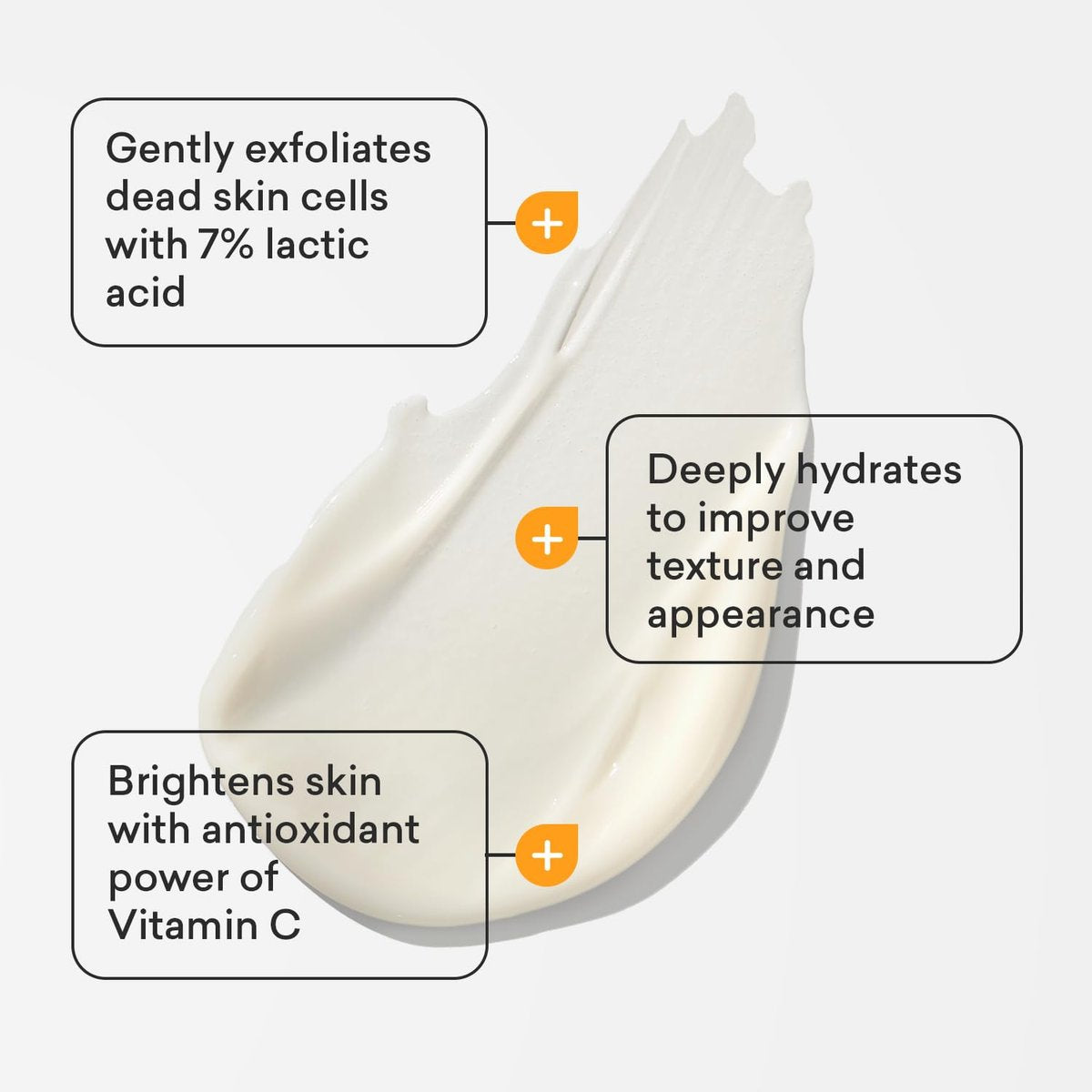 AmLactin Daily Vitamin C Lotion – Brightening Body Lotion for Dry Skin, No-Scrub Exfoliator with 7% Lactic Acid AHA and Vitamin C, 7.9 oz - görsel 7