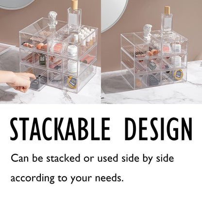 Clear Acrylic Sunglass Storage Box – 4-Layer Eyeglass Organizer with Strong Load-Bearing Tray for Home & Office Avelisse