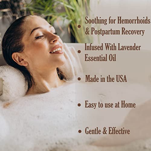 Aromasong Sitz Bath Postpartum Soak – Dead Sea Salt & Epsom Salts with Lavender, Chamomile & Eucalyptus Oil (14 oz) - görsel 6