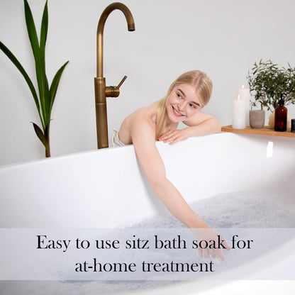 Aromasong Sitz Bath Postpartum Soak – Dead Sea Salt & Epsom Salts with Lavender, Chamomile & Eucalyptus Oil (14 oz)