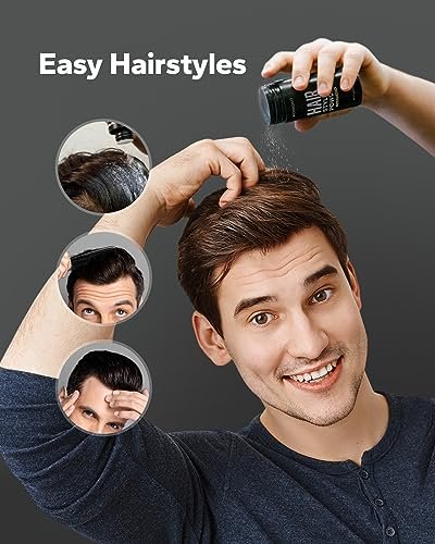 Komoko Hair Styling Powder for Men – 0.7 oz Instantly Volumizing Matte Finish Texture Strong Hold Natural Look