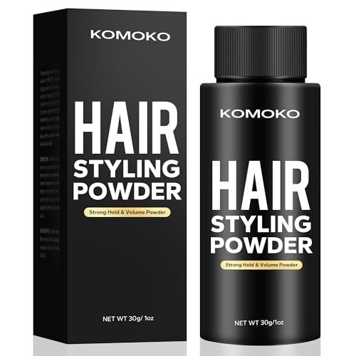 Komoko Hair Styling Powder for Men – 0.7 oz Instantly Volumizing Matte Finish Texture Strong Hold Natural Look - görsel 2