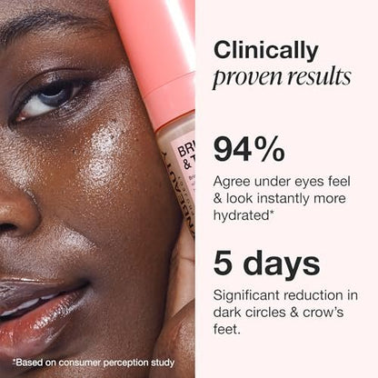 Innbeauty Project Bright & Tight Eye Cream with Vitamin C & Peptides for Dark Circles & Firming, 0.5 oz Avelisse