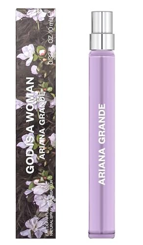 Ariana Grande God is a Woman Eau de Parfum – Fruity Musk Fragrance for Women – Travel Size 0.33 Fl Oz Avelisse