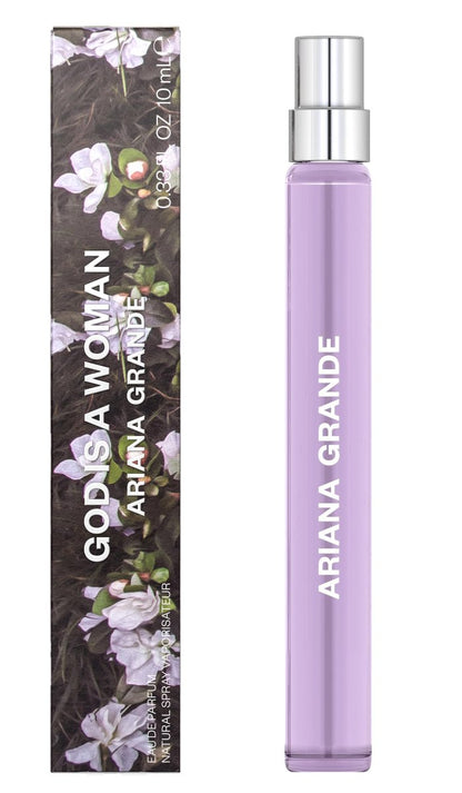Ariana Grande God is a Woman Eau de Parfum – Fruity Musk Fragrance for Women – Travel Size 0.33 Fl Oz Avelisse