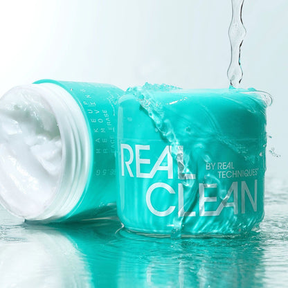 Real Techniques Real Clean Face Erase Makeup Removing Balm – Hydrating Cleansing Balm with Hyaluronic Acid & Vitamin A, 2 fl. oz Avelisse