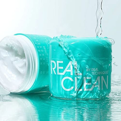 Real Techniques Real Clean Face Erase Makeup Removing Balm – Hydrating Cleansing Balm with Hyaluronic Acid & Vitamin A, 2 fl. oz Avelisse