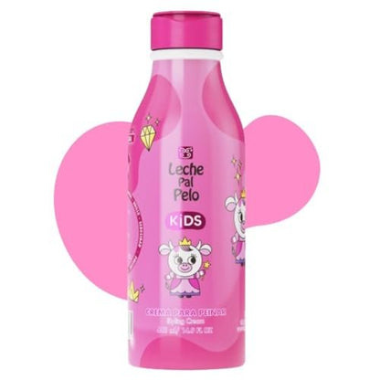 Leche Pal Pelo Kids Styling Cream - Lightweight Hair Cream with Coconut Oil & Jojoba Oil - Gentle Frizz Control for Children - 14.9 oz Avelisse