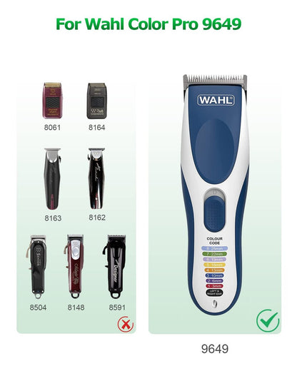 Wahl 9649 Replacement Charger for Color Pro Cordless Hair Clipper & Trimmer - Arkare AC Adapter 6.6FT